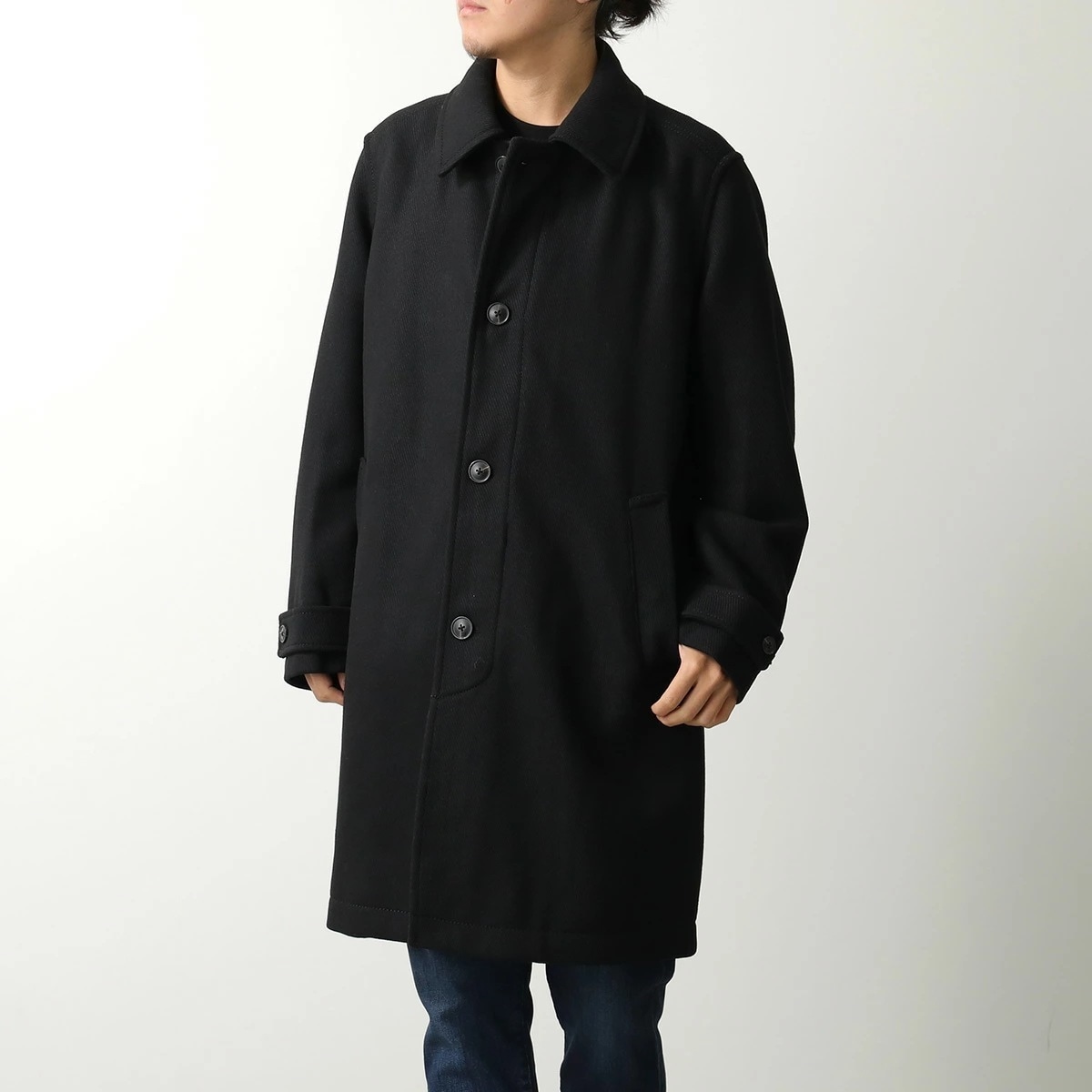 HUGO BOSS ORANGE ヒューゴボス オレンジ コート Ocozier 50547552 メンズ ウール混 ステンカラーコート ロングコート001