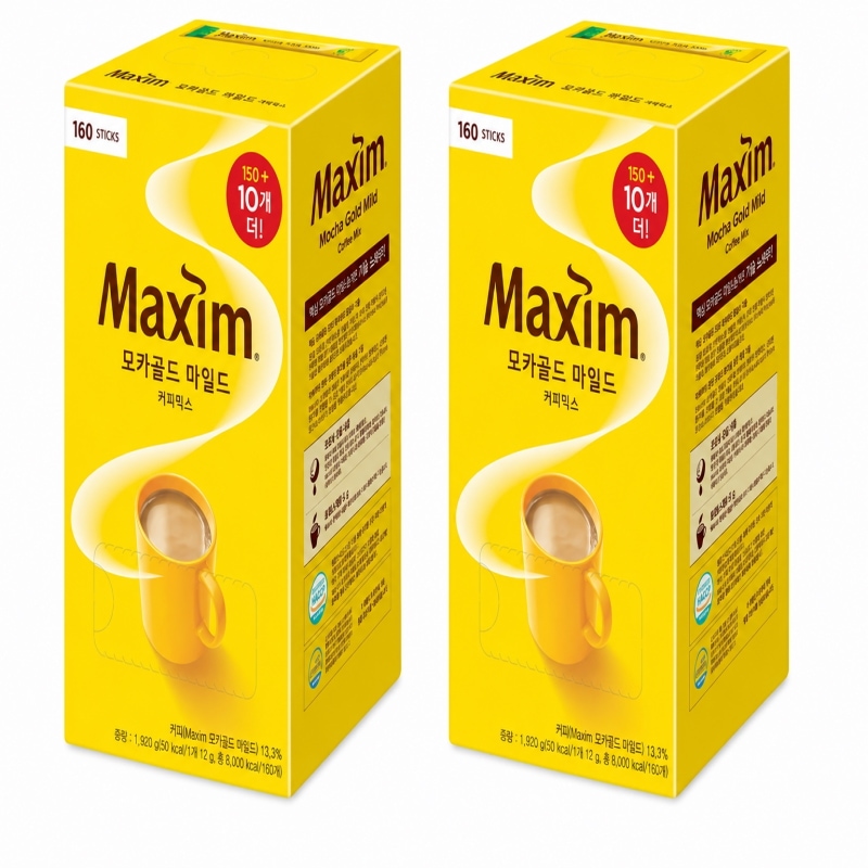 モカゴールド マイルド コーヒーミックス 12g × 160本入り × 2箱