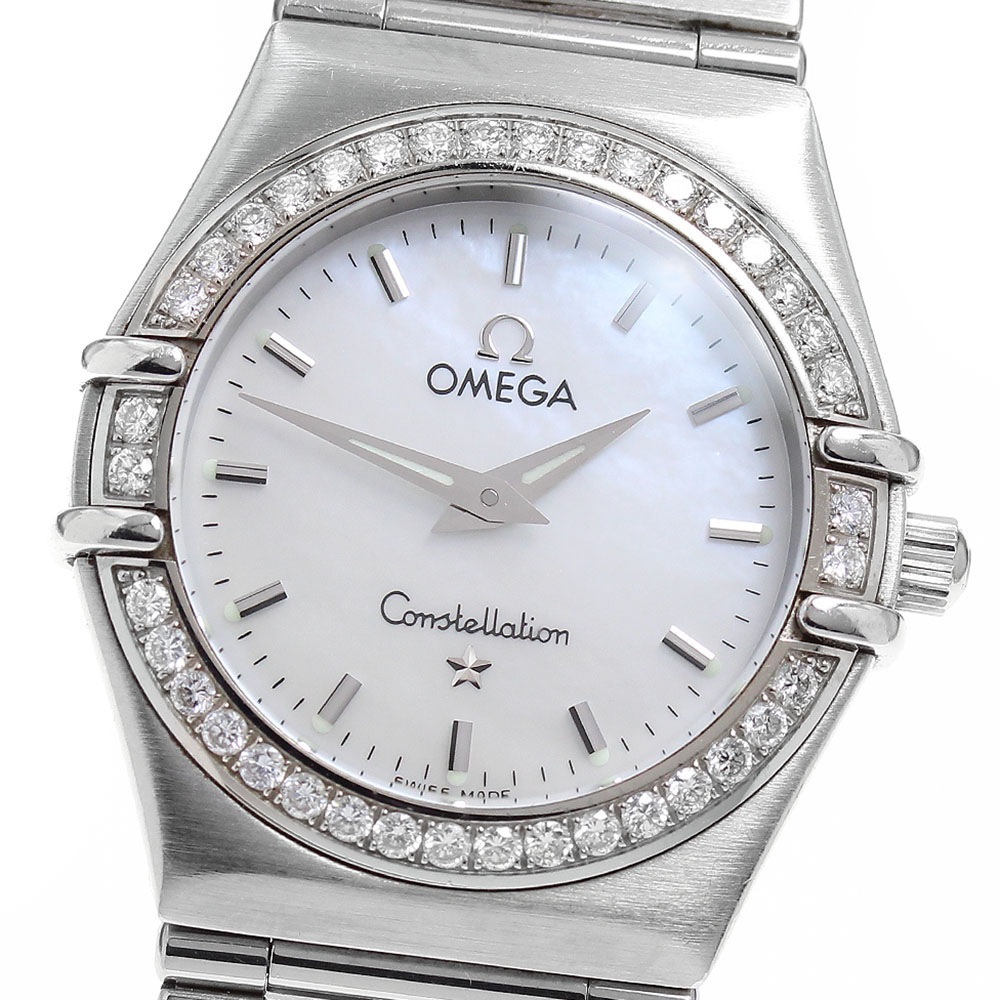 オメガ OMEGA 1476.71 コンステレーション ダイヤベゼル クォーツ レディース _944404【中古】