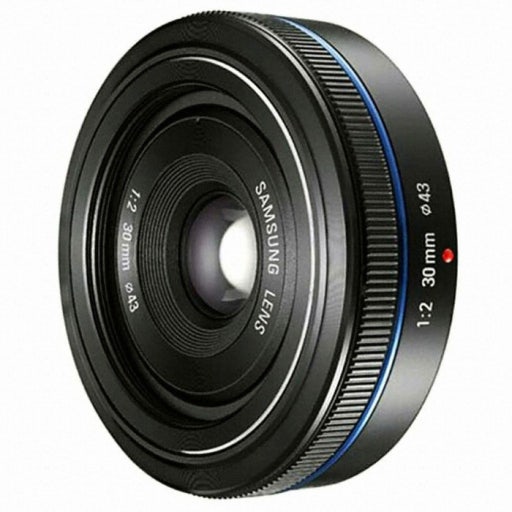 本物のカメラレンズ NX30mm F2/ブラック