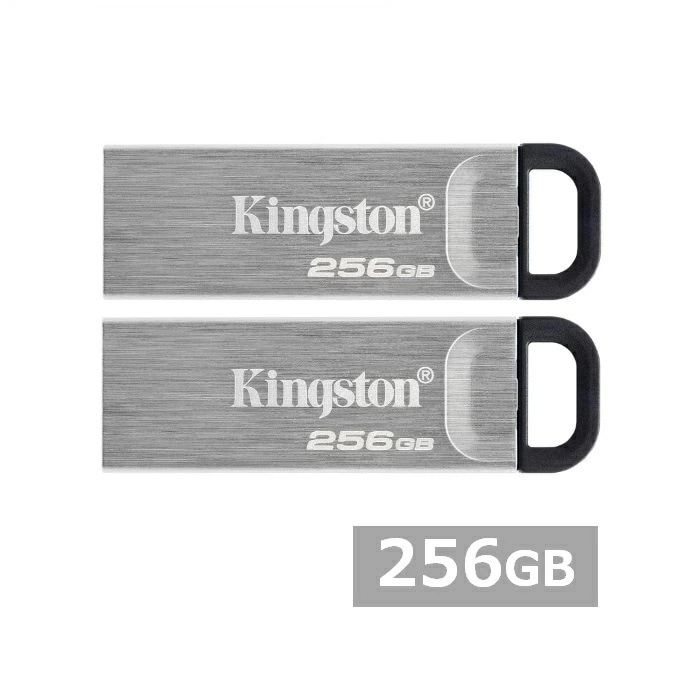 【2セット】 キングストン USBメモリ DTKN/256GB DataTraveler Kyson USB Flash Drive 256GB Kingston USB3.2 USBメモリー