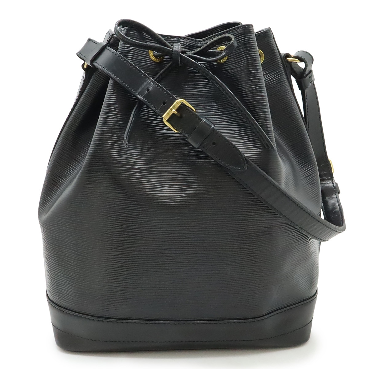 エピ ノエ ショルダーバッグ ワンショルダー セミショルダー 巾着 ノワール 黒 ブラック ゴールド金具 M5900