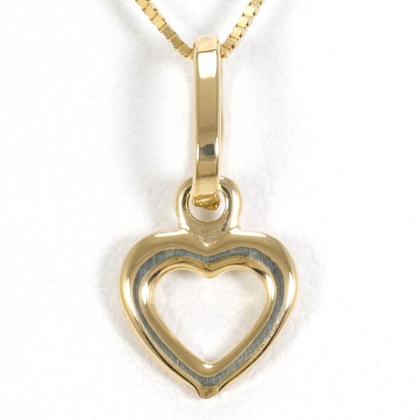 K18 18金 YG イエローゴールド ネックレス 総重量約1.4g 約45cm ジュエリー 中古