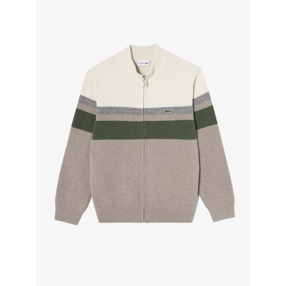ラコステメンズハイネックカラーブロックカーディガン AH701E-54N 02S Q2NAH701E-54N02S 25,435円