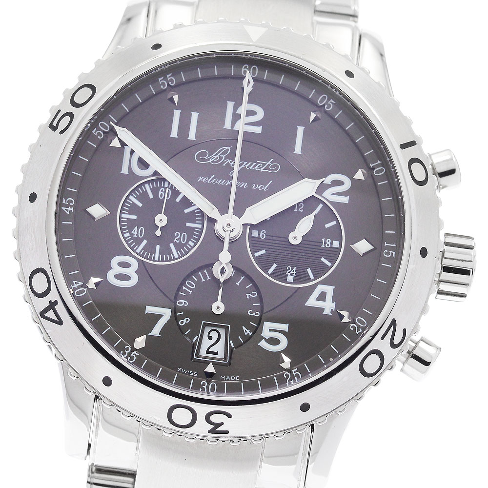 ブレゲ Breguet 3810ST/92/SZ9 トランスアトランティック タイプXXI クロノグラフ 自動巻き メンズ 良品 _876529【中古】 396,630円