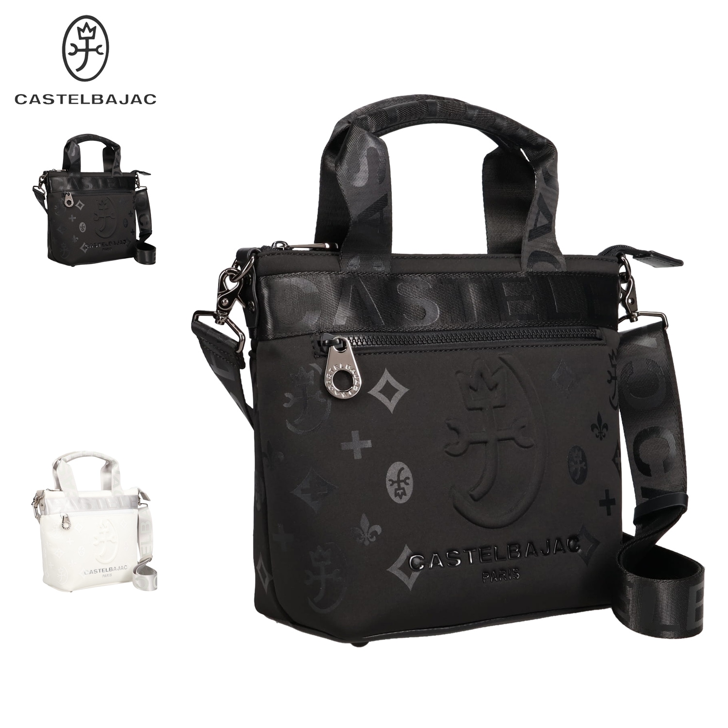 トートバッグ ショルダー メンズ レディース ファスナー付き 斜めがけ 大人 軽量 60561