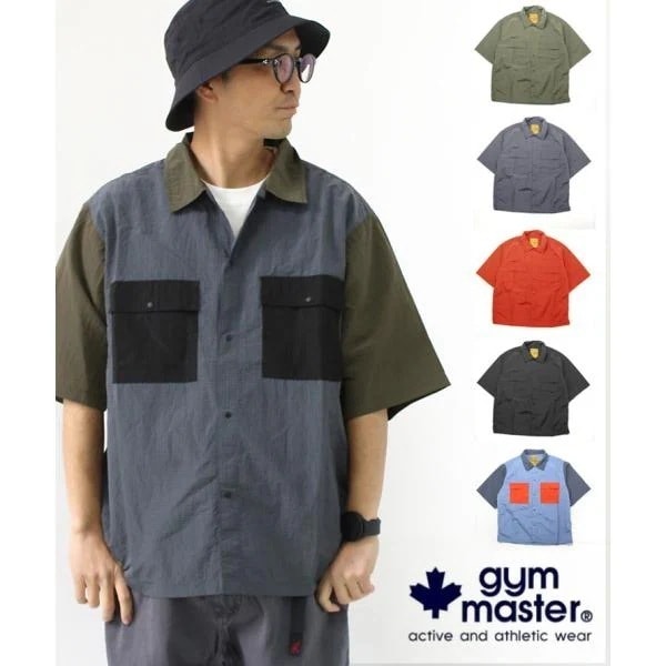 半袖シャツ メンズ 大きいサイズ レディース 半袖 tシャツ リップストップナイロンシャツ G533711