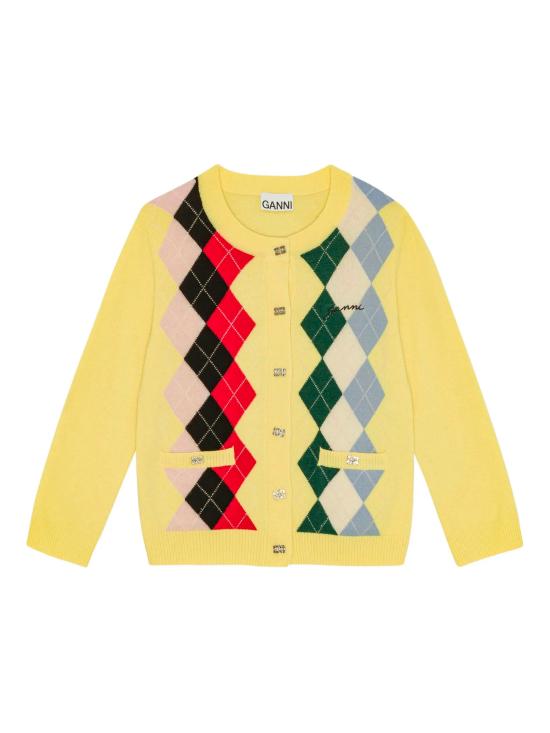 GANNI Women Sweater K2533 122 Yellow