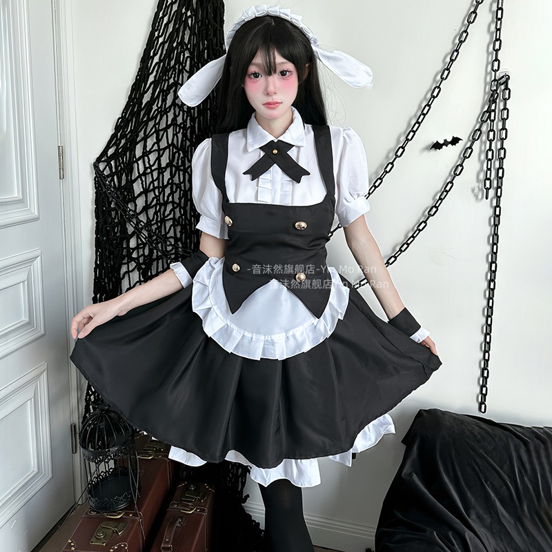 正規品柔らかい萌えウサギ * にじげんロリータコスプレアニメメイド服cos服ゴシック衣装