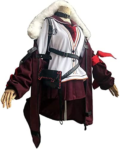 アークナイツArknightsズィマーZima制服 つけ耳付きワンピース ドレスコスチューム