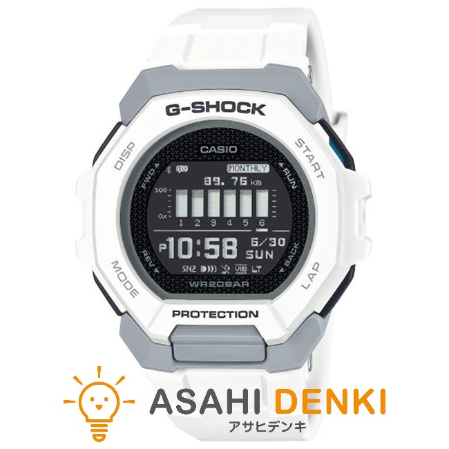 腕時計・時計 カシオ GBD-300-7JF CASIO カシオ G-SHOCK メンズ Gショック GSHOCK ジーショック G-SQUAD ホワイト 白 クォーツ ウォッチ