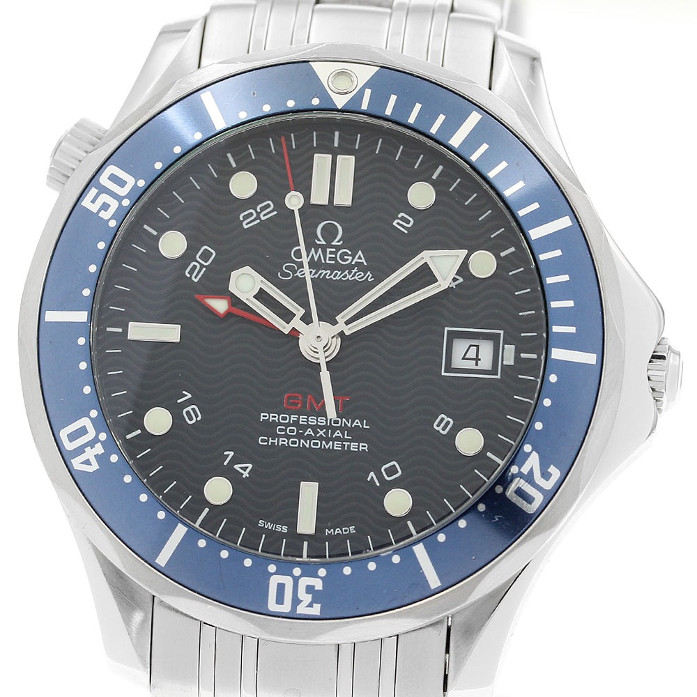 オメガ OMEGA 2535.80 シーマスター300 GMT 自動巻き メンズ _877668【中古】