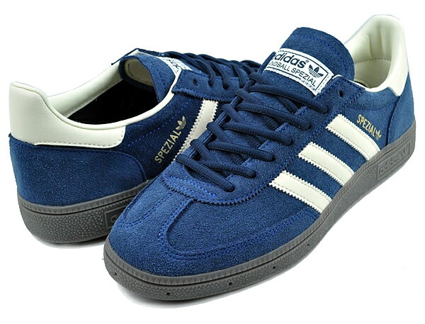 ハンドボール スペツィアル ナイトインディゴ クリームホワイト フットウェアホワイト スニーカー Tトゥシューズ