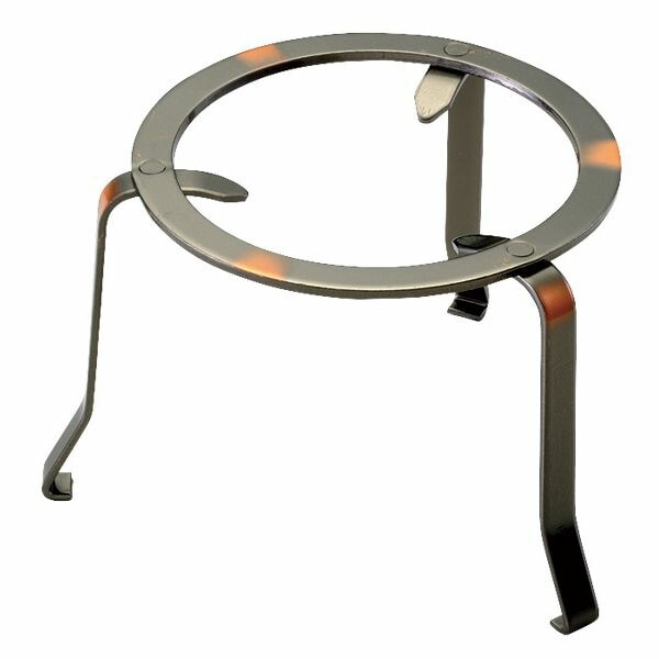 （まとめ買い）カンダ 鉄五徳（ブロンズ風三本足） 4.5寸 [x3]