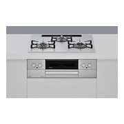 RS32W44C51DVW-LP スムースシルバー マイトーン ビルトインガスコンロ (プロパンガス用・3口・左右強火力タイプ・幅60cm)