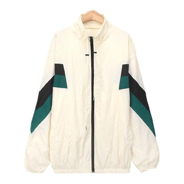 ウインドブレーカー SHT009 2COLOR 男性 ビンテージ ウインドブレーカー ルーズフィット アウター