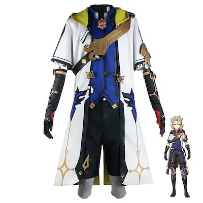 原神 Genshin コスプレ衣装 アルベド Albedo コスチューム 変身 仮装 ステージ服 舞台 クリスマス