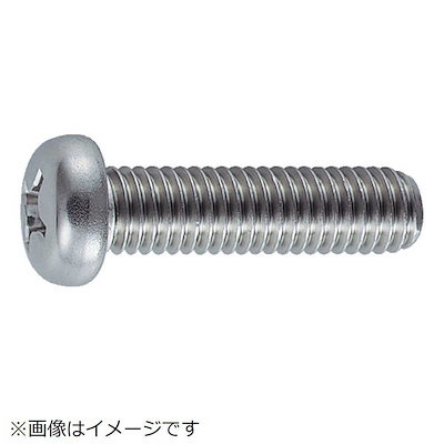 他サイト： トラスコ中山　ナベ頭小ネジ ステンレス サイズM3X12 170本入　B050312の商品画像