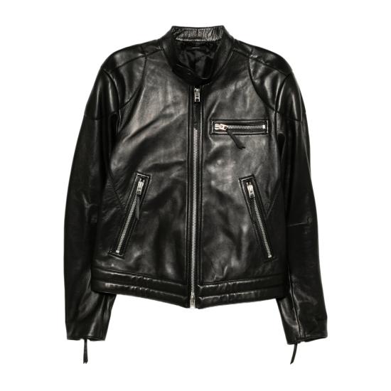 TOMFORD Men Bikers Jacket LMN028 LXI016 NAA BLACK
