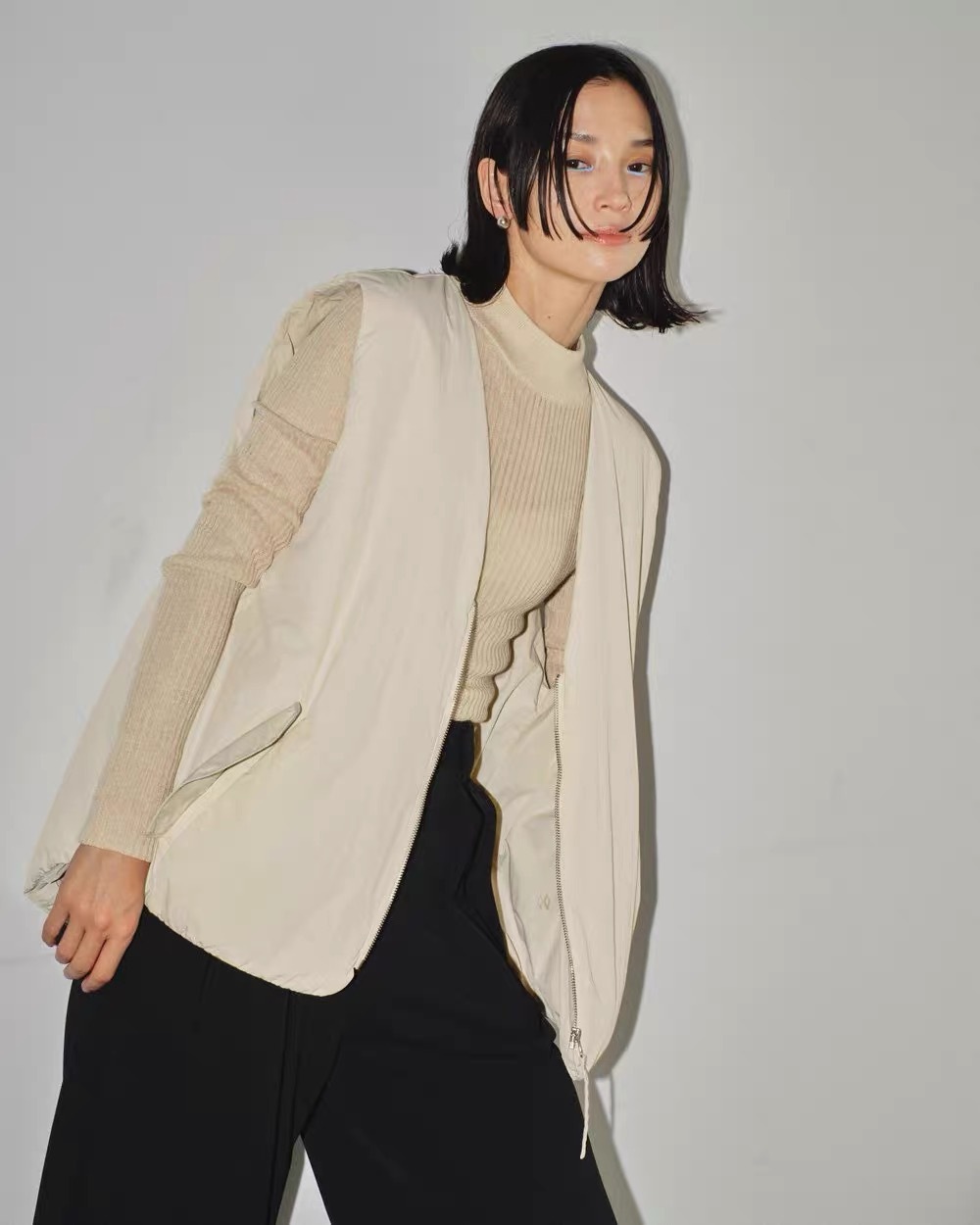 【限定セール】トゥデイフル TODAYFUL 無地 レディース ベスト ノースリーブ ミドル丈 中綿 ベスト