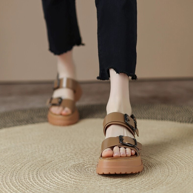サンダル 厚底サンダル 5cmヒール 厚底 ベルト かわいい 大人可愛い きれいめ シンプル カジュアル 大人 おしゃれ お洒落 レトロ エレガント きちんと感 ラブリー キュート ガーリー