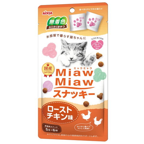 MiawMiaw�X�i�b�L�[ ���[�X�g�`�L���� 30g(5gx6��)