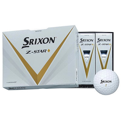 他サイト： スリクソン Z-STAR ダイヤモンド GBD63DY ゼットスター 12球 ホワイト ホワイト 【IR】の商品画像
