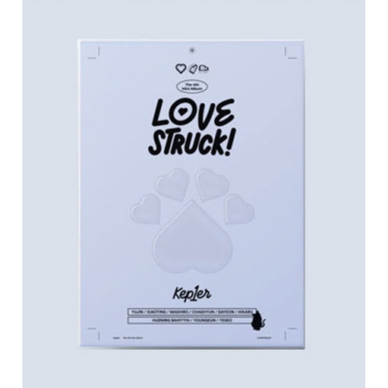 [未開封新品] ケプラー Kep1er - ミニ4集 [LOVESTRUCK!] フォトブック Eye contact(ブルー)バージョン_ポスター贈呈終了