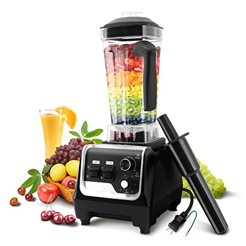 BriSunshine ミキサー 大容量 業務用 2L タイマー機能付 多機能 ブレンダー ジューサー ６枚刃 1400Wハイパワー 26000r/min高速回転 氷も砕ける タンパー付 業務用ミキサ 13,127円