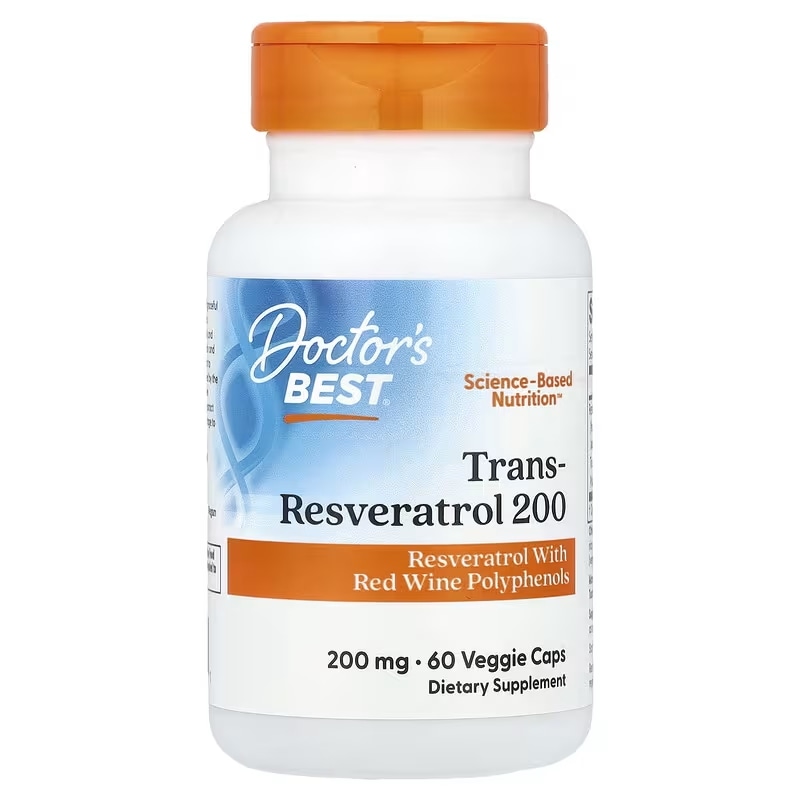 ResVinol（レスビノール）配合トランスレスベラトロール200 200mg ベジカプセル 60粒 4,618円