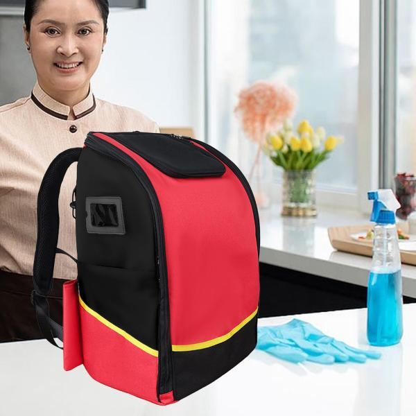 農場の家事の家事のためのバックパッククリーニングサプライのバックパックレッド