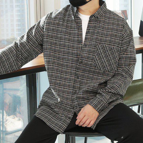 WGNメンズ ビッグサイズ ディアーリア チェック柄シャツ
