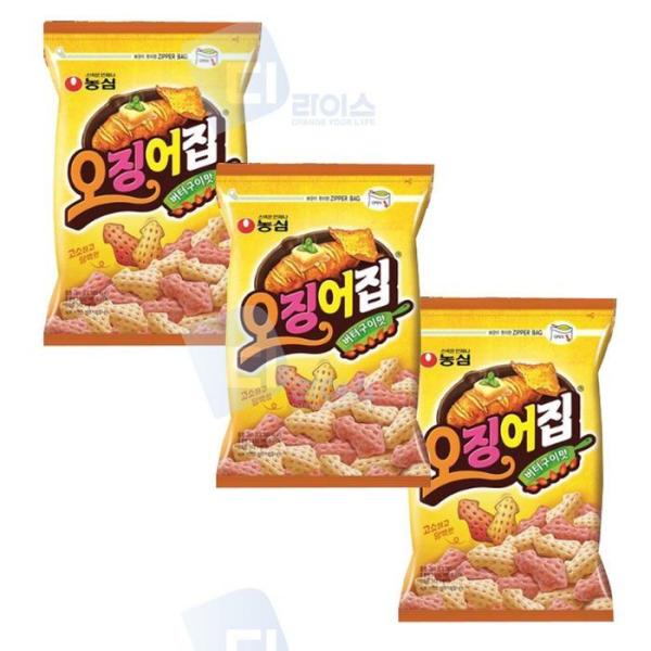 RGL69188 農心 イカ屋 260g 3袋 ジッパーバッグ 袋菓子 4,770円