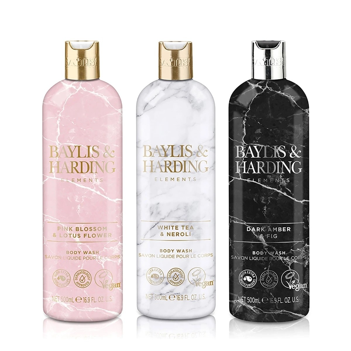 ベイリーズ アンド ハーディング エレメント ボディウォッシュ 500ml x 3