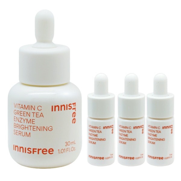 イニスフリー ビタC グリーンティー エンザイム 雑ティー トーニング セラム(30ml+7mlx3贈呈)
