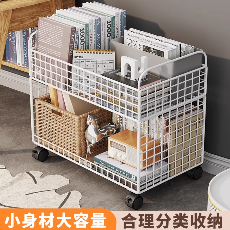 11 貯蔵ボックスブックボックス学生教室の本ロードブック r n1001-フェンス付きの白い二重層ハイエンドモデル r n1002-フェンスのない白い二重層ハイエンドモデル r n1003-白い二