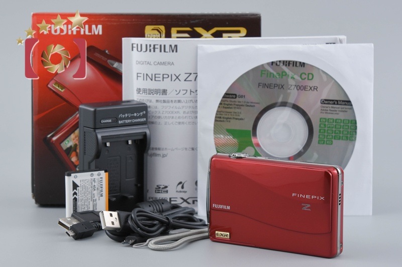 富士フイルム FINEPIX Z700EXR レッド コンパクトデジタルカメラ 元箱付き