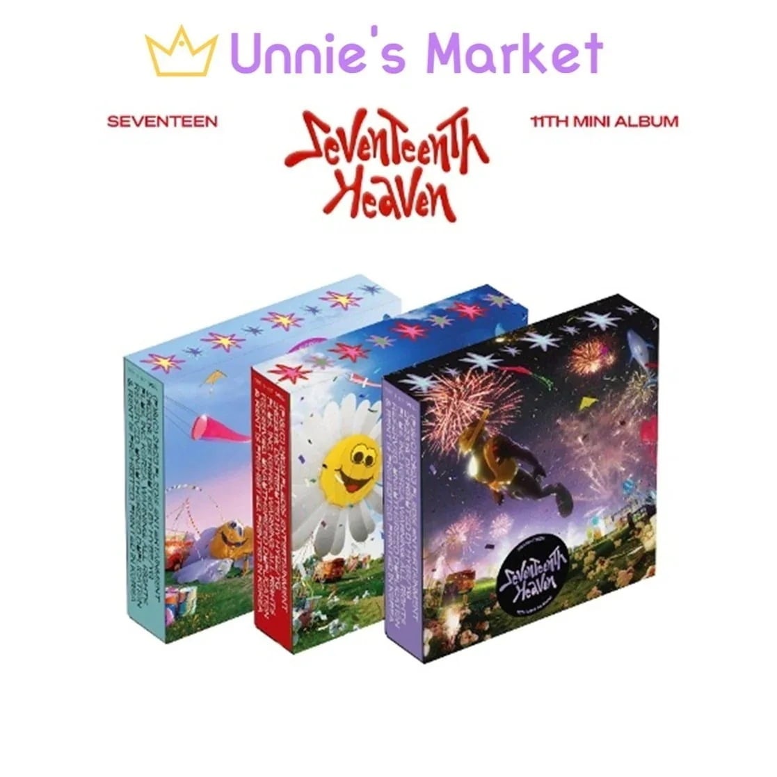 [SET] SEVENTEEN - SEVENTEENTH HEAVEN アルバム + Free Photocard 1EA(fan-made)