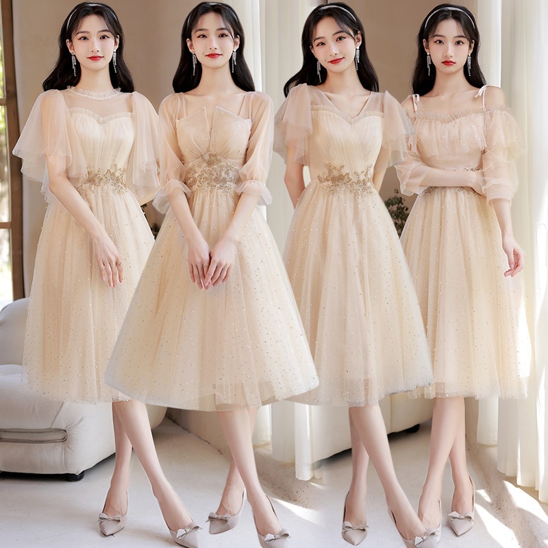 2023新作 気質 花嫁ロングドレス結婚式ワンピース発表会 ドレスドレス ウェディングドレス成人式 ドレス-325