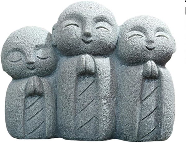 Qoo10] お地蔵さん 置物 ミニ 可愛い 御影石