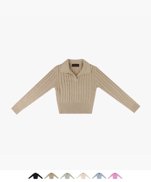 TWIST KNITTING H-N_BEIGE 6,419円