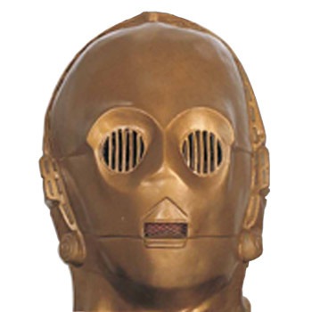 コスプレ 仮装 C-3POシースリーピーオーマスクDX 大人用 【 コスプレ 衣装 ハロウィン パーティーグッズ おもしろ かぶりもの 映画 プチ仮装 変装グッズ 公式 ハロウィン 衣装 面白マスク