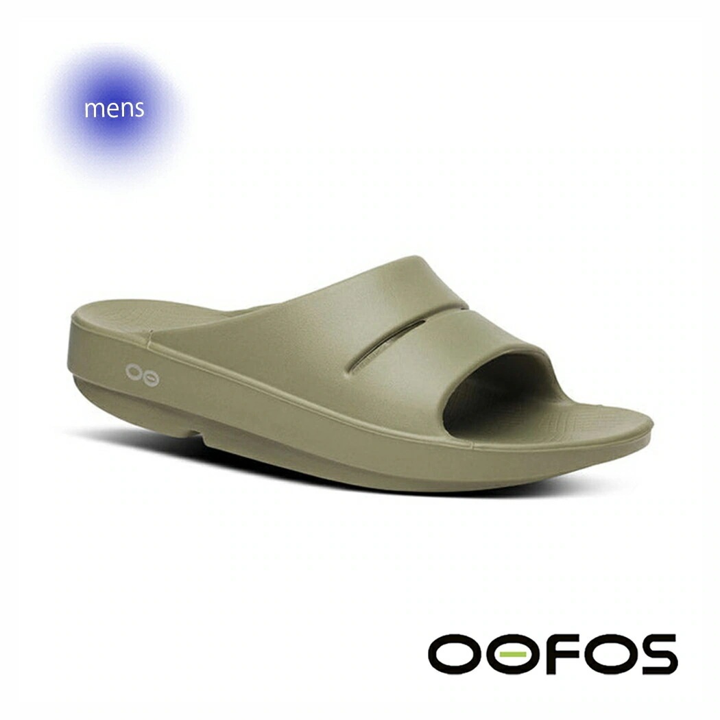 OOFOS ウーフォス ウーアー サンダル OOahh FOLIAGE ( グリーン 緑 リカバリー スライド SLIDE 国内正規品 メンズ レディース 2000020175252 )
