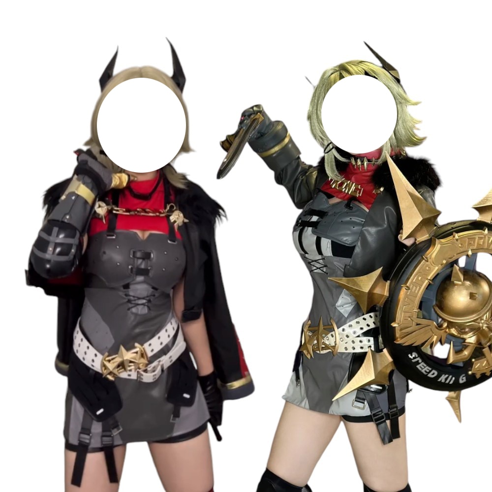 ゼンレスゾーンゼロ（ゼンゼロ／ZZZ）　キング・シーザー　衣装　実物化 ウィッグ追加可能　コスチューム　シーザー　人工革　金属パーツ　変装　イベント　コスプレ　学園祭　舞台