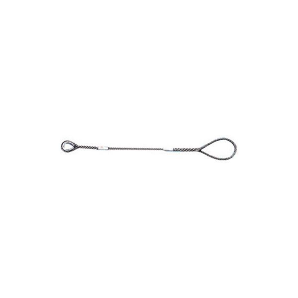 Wスリング Bタイプ 片端シンブル入 6mmx2.5m GRB-6S2.5 1本