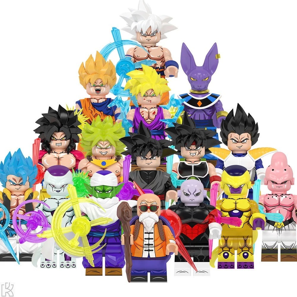 ドラゴンボール ブロック カカロット ベジータ 超サイヤ人 スーパーサイヤ人 魔人ブウ 孫 悟飯 ピッコロ大魔王 セル フリーザ Kakarotto ウイス 組み立て フィギュア おもちゃ