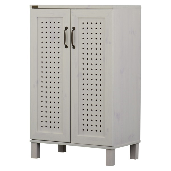 GK95-60 WH GENKA（ジェンカ）シューズボックス（ロータイプ60cm幅） ホワイト メーカー直送