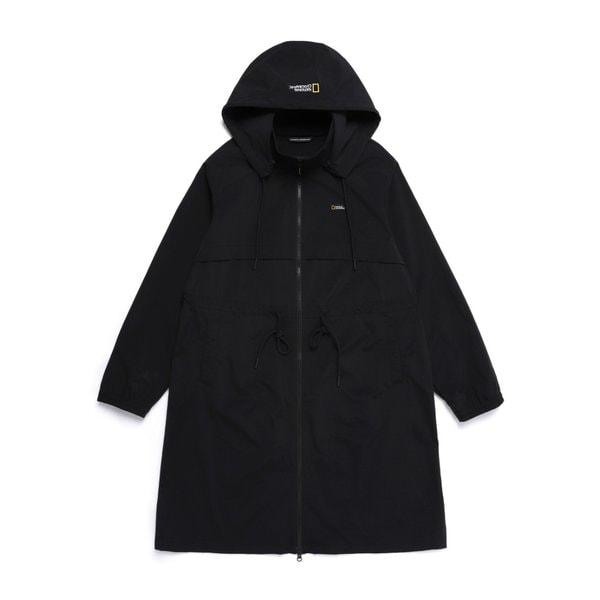 N251WFT083 女性 シグナス ウーブン ロング フルジップアップ CARBON BLACK