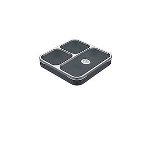 シービージャパン 弁当箱 クリアブラック 薄型 フードマン 800ml DSK
