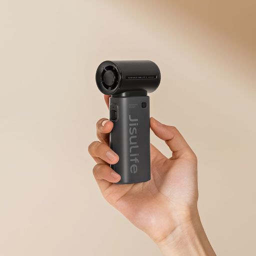 JISULIFE ハンディファン 扇風機 小型 5段階風量調節 手持ち 卓上 大容量5000MAHのバッテリー 最大22時間動作冷却 静音 強力 大風量 充電式扇風機 暑さ対策